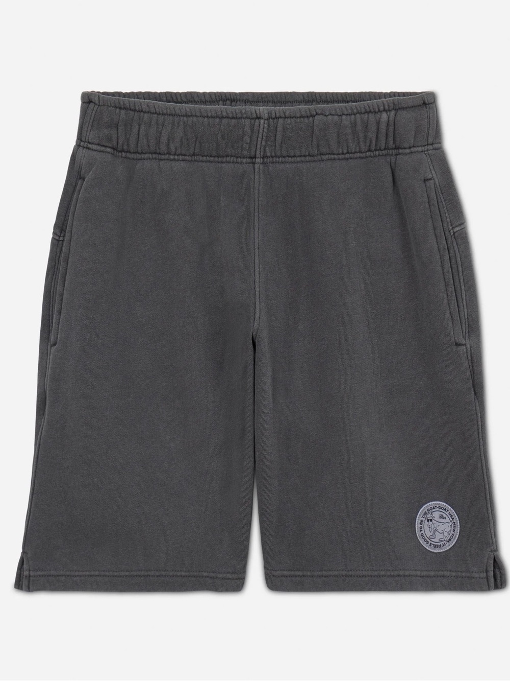 Goat Kids Charcoal Gray Fleece Pull-On Shorts size L